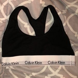 Black Calvin Klein Sports Bra